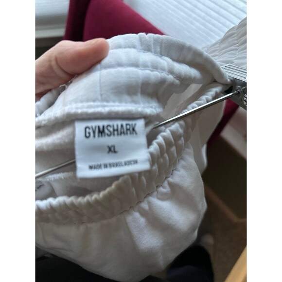 GYMSHARK white athletic shorts - Picture 3 of 4